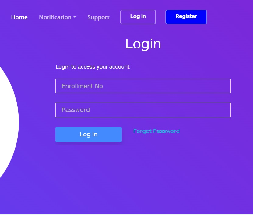 BEML Login Page