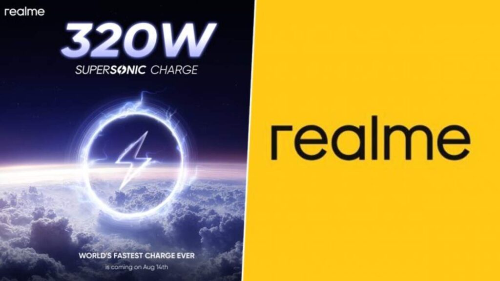 Realme 320W SuperSonic Charging