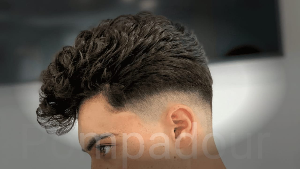 Pompadour hairstyle