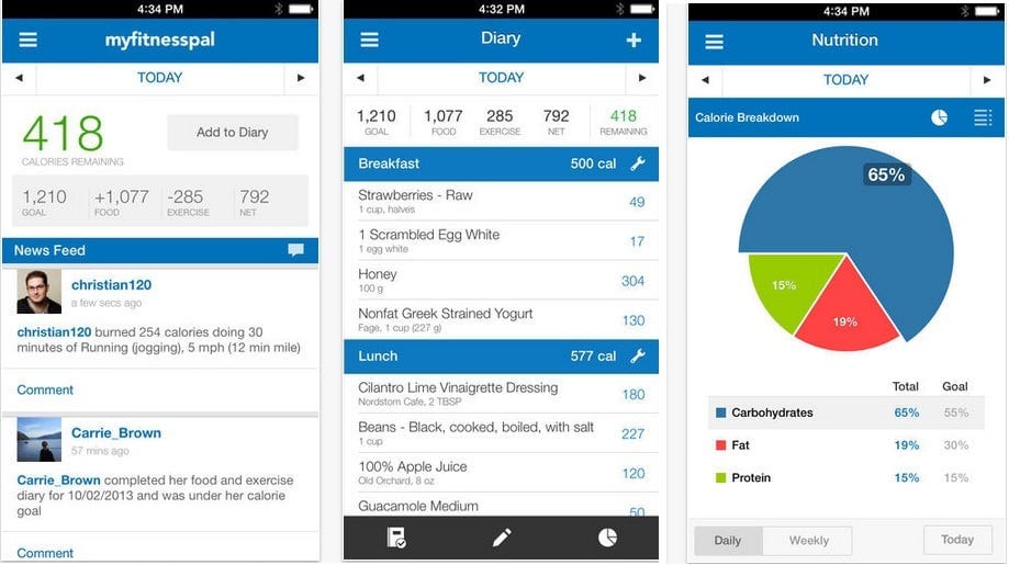 Best Fitness Tracking Apps 2025 जो आपके Fitness में चार चांद लगा दें 2 Myfitnesspal
