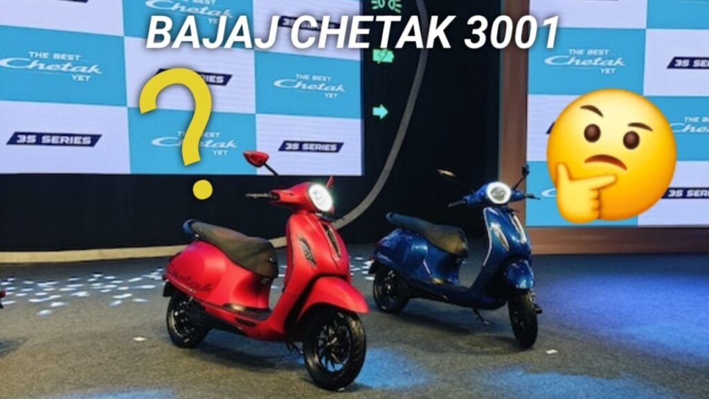 BAJAJ CHETAK 3001 launched in India