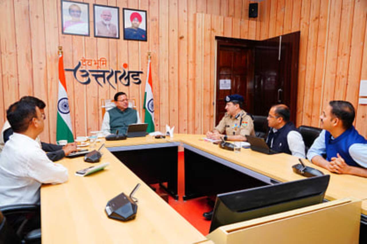 CM Dhami called a high level meeting CM Dhami called a high level meeting