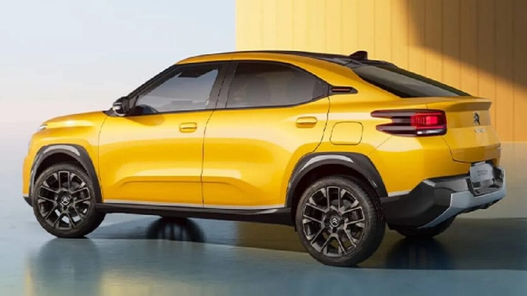 Citroen Basalt, ₹8.32 लाख में कूपे लुक वाली SUV! स्टाइल, माइलेज और फीचर्स देखकर हो जाएंगे दीवाने 4 Citroen Basalt SUV yellow color
