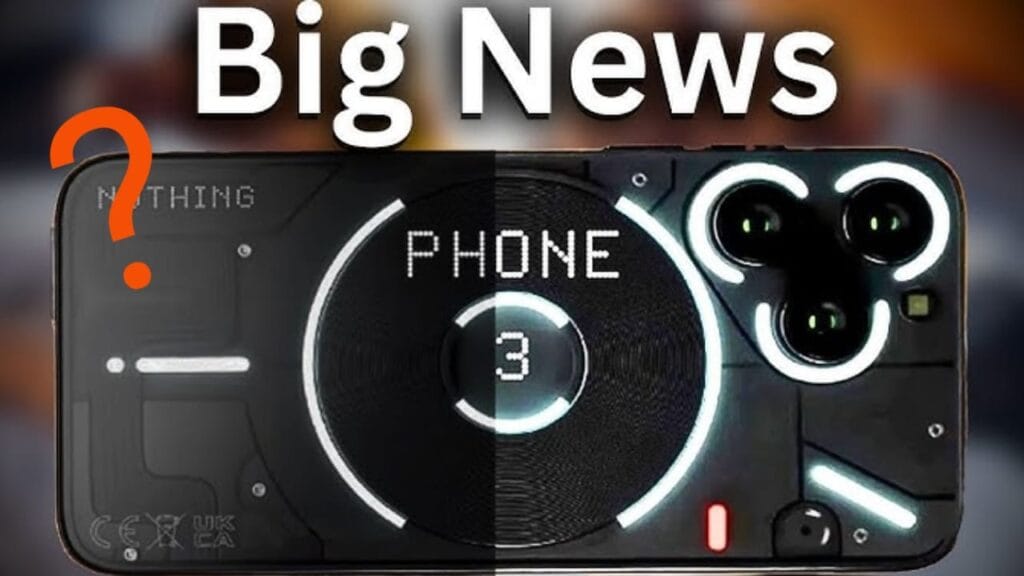 Nothing phone 3 launch details