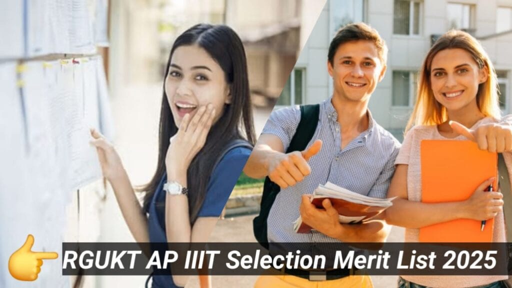 RGUKT AP IIIT Selection Merit List 2025