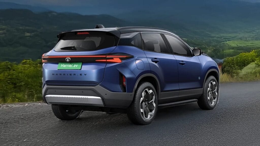 Tata Harrier EV: दीवाना बना देंगे ये 5 खतरनाक फीचर्स! एक बार चार्ज, 600 KM मस्ती, अब नहीं रुकेगी सवारी! 3 Tata harrier ev exterior look