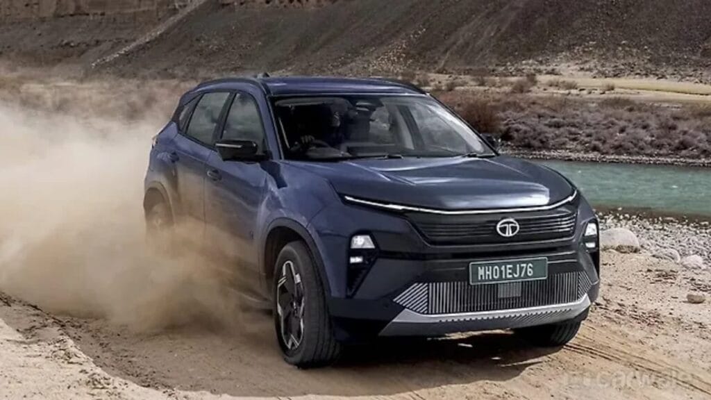 Tata Harrier EV: दीवाना बना देंगे ये 5 खतरनाक फीचर्स! एक बार चार्ज, 600 KM मस्ती, अब नहीं रुकेगी सवारी! 5 Tata harrier ev first look